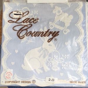 🌿3 NWOT Vintage Lace Panels for Pillows🌿